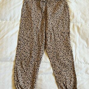 Floral Print Jogger Pants